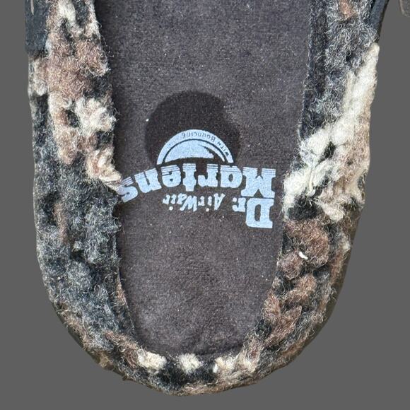 Dr. Martens Isham Crochet Wool Suede Mules in Black NWOB USM9 - Picture 8 of 10